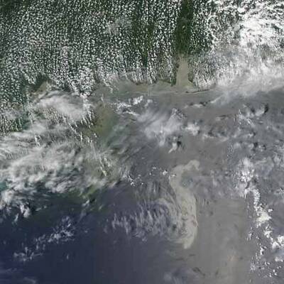 Satellitenbild zeigt Ausmaß der Ölpest
