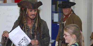 Johnny Depp: Pirat in der Schule