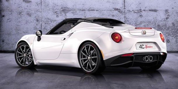 So kommt der Alfa Romeo 4C Spider