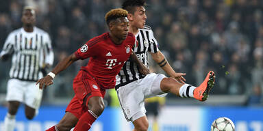 Alaba mit Riesenbock gegen Juve