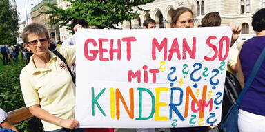 "Alt-Wien"-Kindergärten: Erneute Eltern-Proteste