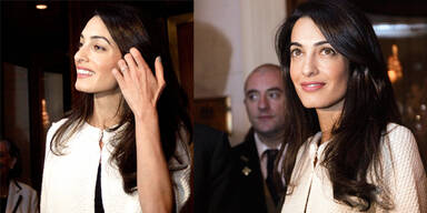 Amal: Erster Auftritt als Mrs. Clooney