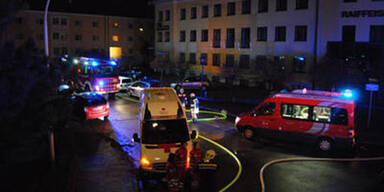 Großbrand in Amstettener Innenstadt