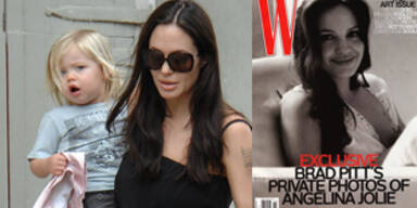 Brad Pitt knipste Angelina Jolie beim Stillen