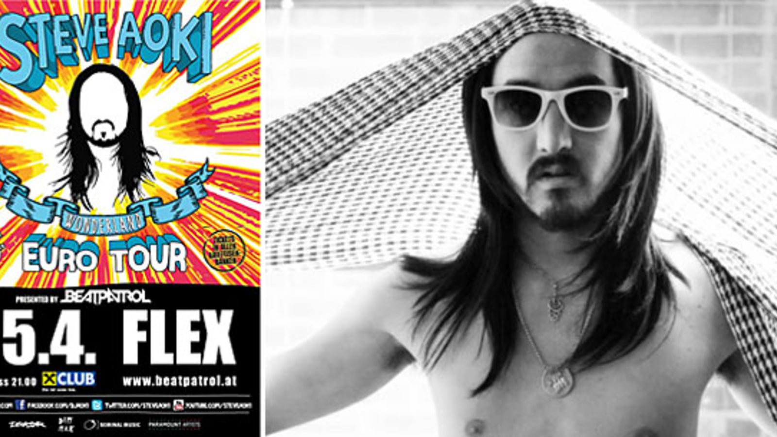 Steve Aoki kommt nicht ins Flex stars24