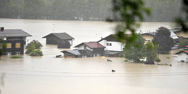 Hochwasser Kössen