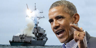 Obama / Rakete / Kriegsschiff