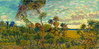 Van Gogh / Sonnenuntergang bei Montmajour