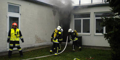 Brand Pfarrheim Hainburg