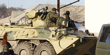 Krim: Schüsse bei Angriff auf Militärbasis