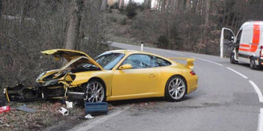 Porsche 911 Unfall