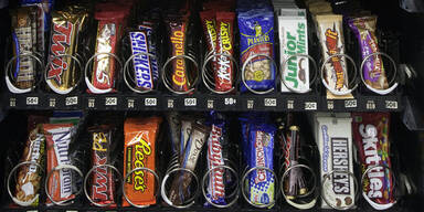 Schokoriegel Automat Schokolade Twix Mars Skitters Reese's Snickers