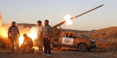 Syrien Rakete Rebellen
