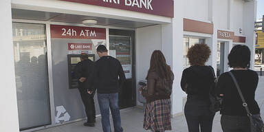 Zypern Bank Bankomat