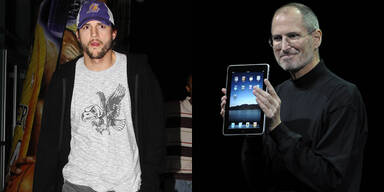 Ashton Kutcher und Steve Jobs
