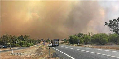 Hitze und Wind: Feuer wüten in Australien