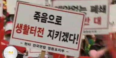 Sex-Arbeiterinnen protestieren in Südkorea