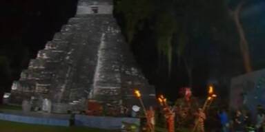 Maya-Zeremonien zum Weltuntergang