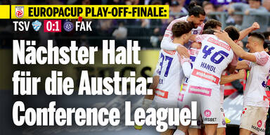 1:0 – Nächster Halt Europa! Austria stürmt in die Conference League