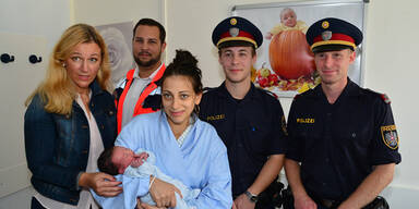 Nach Verfolgung: Polizisten halfen bei Geburt
