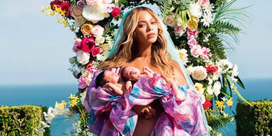 Beyoncé 1. Foto Babys Sir Carter und Rumi
