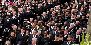 Queen-Begräbnis: Van der Bellen saß in Kirche vor Biden und Macron