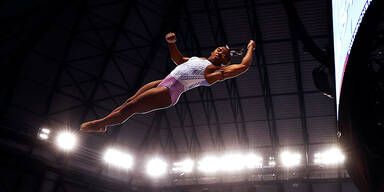 US-Star Biles in Top-Form für Olympia