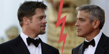 Brad Pitt & George Clooney: Streit!