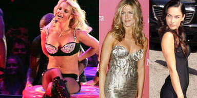 Britney Spears, Jennifer Aniston, Megan Fox
