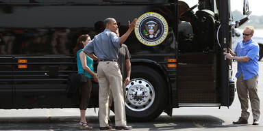 Obama startet Wahlkampf mit Bus-Tour