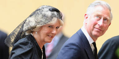 Camilla & Prinz Charls: Papstbesuch