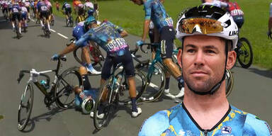 Cavendish Sturz Tour de France