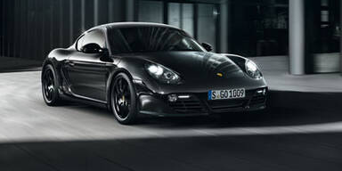 Porsche Cayman S Black Edition startet