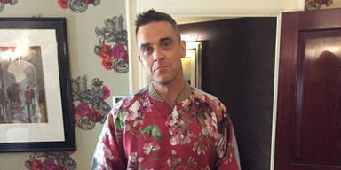 Robbie Williams als Tapete