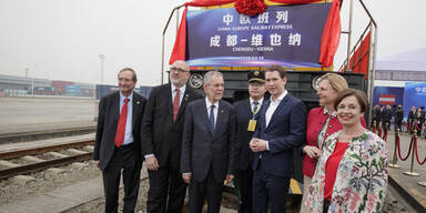 China Regierung Güterzug