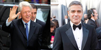 Bill Clinton und George Clooney