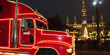 Der Coca-Cola Weihnachtstruck kommt