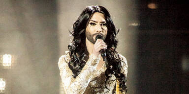 Conchita Wurst im Semifinale des Eurovision Songcontest