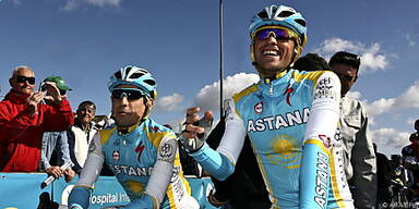 Contador nach dem Etappensieg auch Gesamtführender