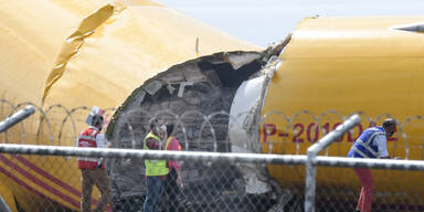 Boeing bei Landung in zwei Teile zerbrochen