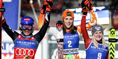 Starke ÖSV-Frauen in Courchevel: Truppe Dritte