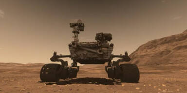 Mars-Rover feuerte mit Laser auf Stein