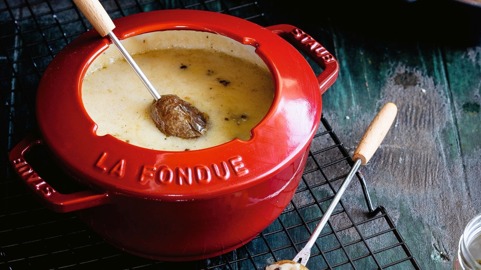 Tr ffel Fondue Mit Ofenkartoffeln Cooking