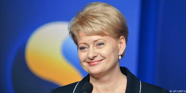 Dalia Grybauskaite stößt sich an den Kosten