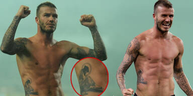 David Beckham enthüllt neues Tattoo