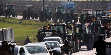 Griechenlands Bauern blockierten Straßen