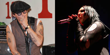 Johnny Depp und Marilyn Manson