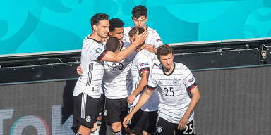 Deutschland gegen Ungarn um Achtelfinale