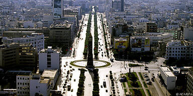 Die Avenue Bourguiba in Tunis