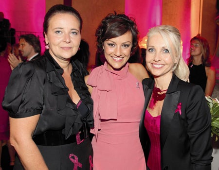 Doris Kiefhaber, Miriam Pielhau und Uschi Fellner